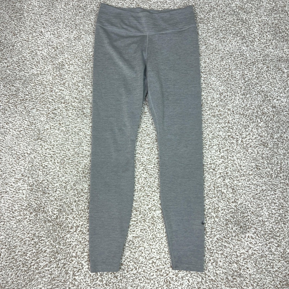 Nike Pants Womens Large Gray Dri-FIT Compression Leggings Running‎ Gym Workout